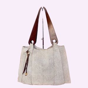 HOBO Savannah shoulder tote in Stingray printed leather, EUC